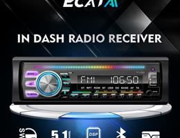 In-dash one Din MP3 multi-media player