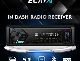 In-dash one Din MP3 multi-media player