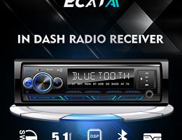 In-dash one Din MP3 multi-media player