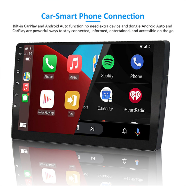 10 inch Android 11 Car audio &video 1280x720 GPS Navigation-wired wireless carplay and android auto.jpg