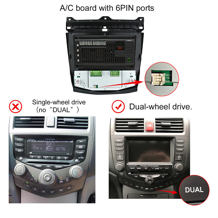 10.1inch Car Audio Android 11 navigation for Accord 7th 2003-2007-Dual wheel drive with 6pins connector.jpg